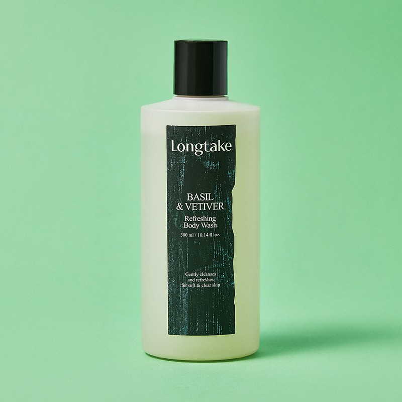 Longtake [롱테이크]바디워시 (샌달우드/블랙티앤피그/바질앤베티버) [Longtake] Body Wash (Sandalwood/Black Tea and Fig/Basil
