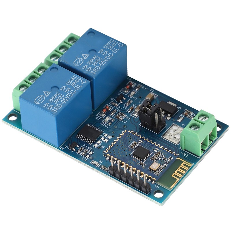 Bluetooth Relay Module 2‑Way for Android Mobile Phone APP Wireless