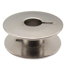 CKPSMS brand - #55623S "L" STYLE STEEL BOBBINS Compatible with JANOME BROTHER JUKI SINGER PFAFF (20 PCS)