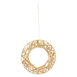 Tokyodo KC000804-zzz Base Wire Materials Gold Fill Wreath S Diameter 0.5 inches (13.5 cm), Width 1.2 inches (3 cm), Pack of 1