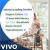VIVO Organic Cotton Overnight Sensitive Skin Adult Incontinence Diaper Briefs