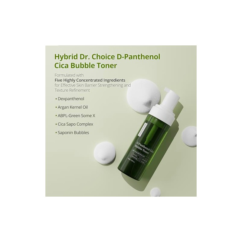 Hybrid Dr.Choice D-panthenol CICA All-Purpose Bubble Skin Toner | Pore