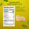 Ginger Mints - 2 Pound Bulk Pack (About 180 Count)