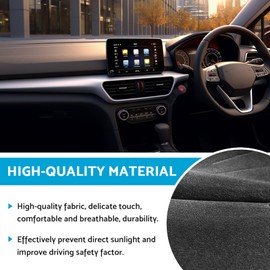 KAKA AUTO PARTS Non-Slip Dash Mat Compatible with Hyundai Tucson TL Active X Elite w/Speaker 2018-2021