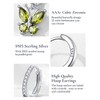 Silvercute Dangly Earrings Womens Peridot August Birthstone Butterfly Dangle Earrings