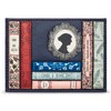 Yoshi Jane Austen Card Holder with RFID Blocking, Genuine Leather,