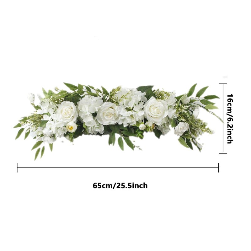 Wedding Arch Flowers,Rustic Flower Swag for Wedding Arch - Artificial