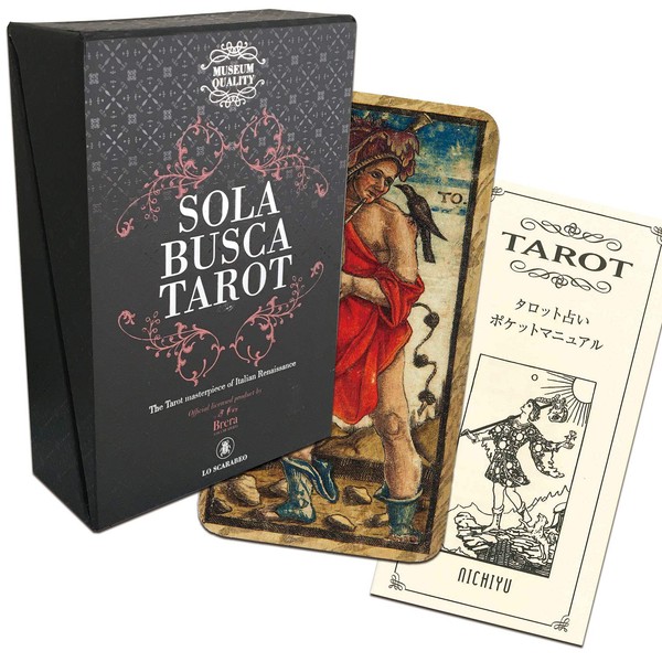 Tarot Cards, Divination Telling, 78 Cards, Sora Buska, Tarot, Japanese Booklet "Pocket Manual" Included
