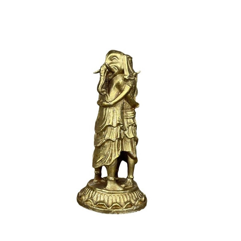 Kankiten Buddha Statue [Protection Honzon] 7.5cm Bronze Statue Holy Ten