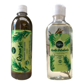 Kit Shampoo Y Aceite Anti-caida De Romero Rapunzel
