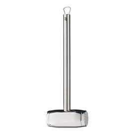 WMF Profi Plus meat mallet, 34 cm, Schnitzelklopfer, Cromargan stainless steel, partially frosted, dishwasher-safe