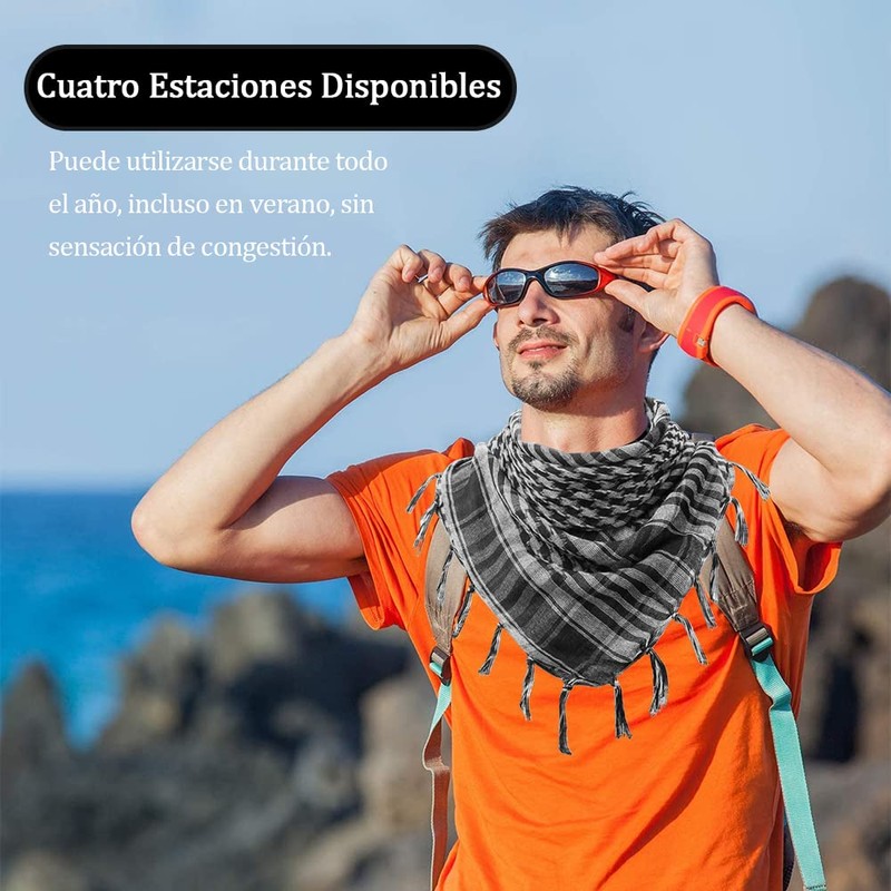 Bufanda Táctica para Hombre y Nujer, Bufanda Árabe, Ideal para