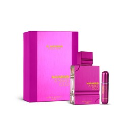 Al Haramain Amber Oud - Ultra Violet - Women s Perfume with Rose and Musk - Refillable Perfume Spray - Floral and Fruity Fragrance - 6.7 oz EDP Spray