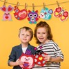 48 Pack Valentine's Day Crafts Heart Animal Crafts for Kids