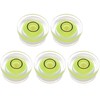 Pack of 5 Mini Round Bullseye Spirit Level Bubbles 12mm