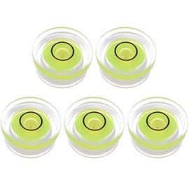 Pack of 5 Mini Round Bullseye Spirit Level Bubbles 12mm Great for DIY Projects