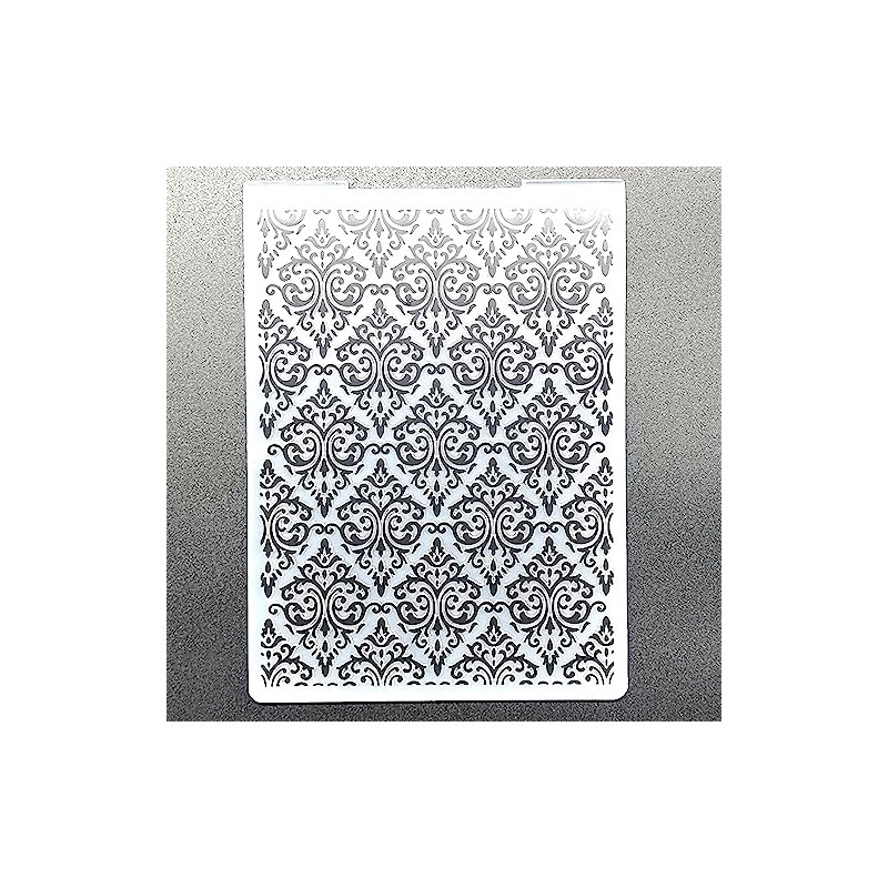 NZJ Abstract Frame Grid Line Baby Pattern Plastic Embossing Folders