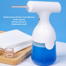 Haofy Foaming Dispenser, Large Capacity, Multi Purpose, Electric Foaming Pump Bottle for Bathroom Kitchen