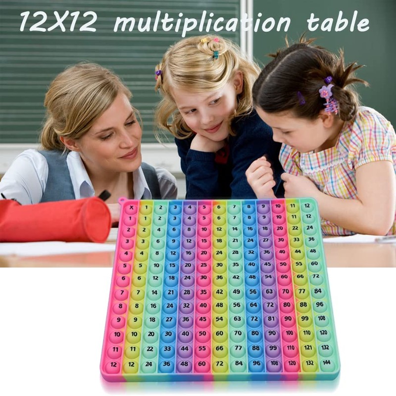 12x12 Digital Multiplication Table Game Flash Cards 3rd Grade Fidget