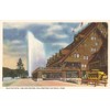 Old Faithful Inn, Yellowstone Park, Montana - Vintage Image