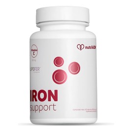 Hierro Suplemento 90 Cápsulas De 600 Mg Pirofosfato Ferrico