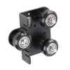 Back Support Plate Black Metal 3D Printer Extruder Back Support