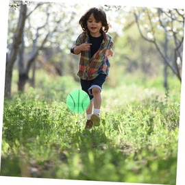 KOMBIUDA 1 Set Luminous Basketball Glowing Inflatable Basketball for Lightweight Design Includes Glow Balls Inflator for Sports Entertainment Training