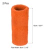 PATIKIL 2pcs 8x15cm Sport Wristbands Cotton Terry Cloth Absorbent Sweatband