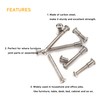 binifiMux 10-Pack M6 x 10mm Rivet Hex Socket Head Cap