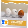 Operitacx Pack of 2 Egg Storage Boxes Practical Labels Portable