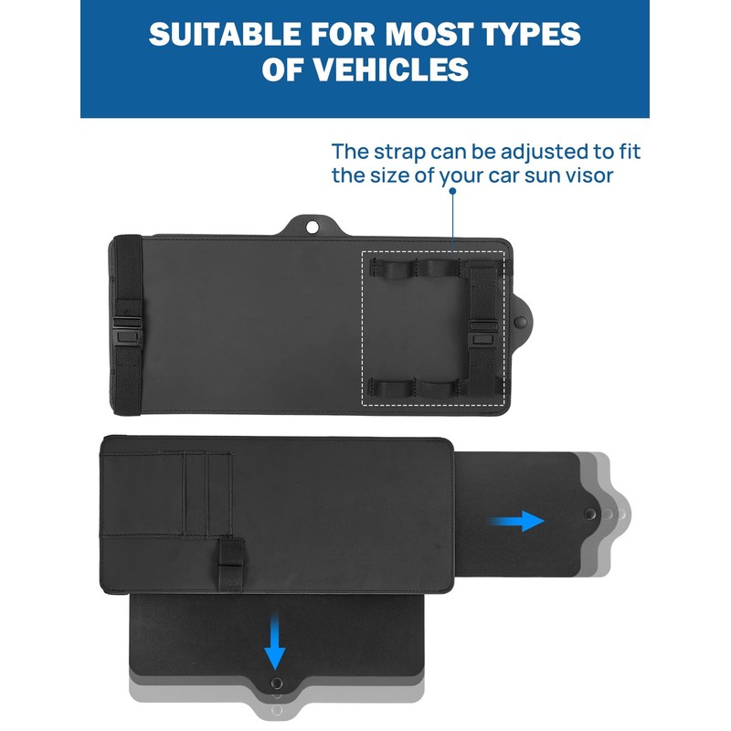 JoyTutus Car Sun Visor Extender, Sun Visor for Car Protects