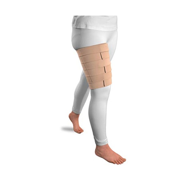 ReadyWrap Thigh Wrap, Average XXL, Black