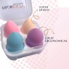 Caja de esponjas blender puff ERGONOMICA HUEVO Maquillaje Kit 4