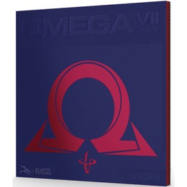 XIOM Table Tennis Rubber Backing Soft Omega 7 Asian Red 2.0 10191