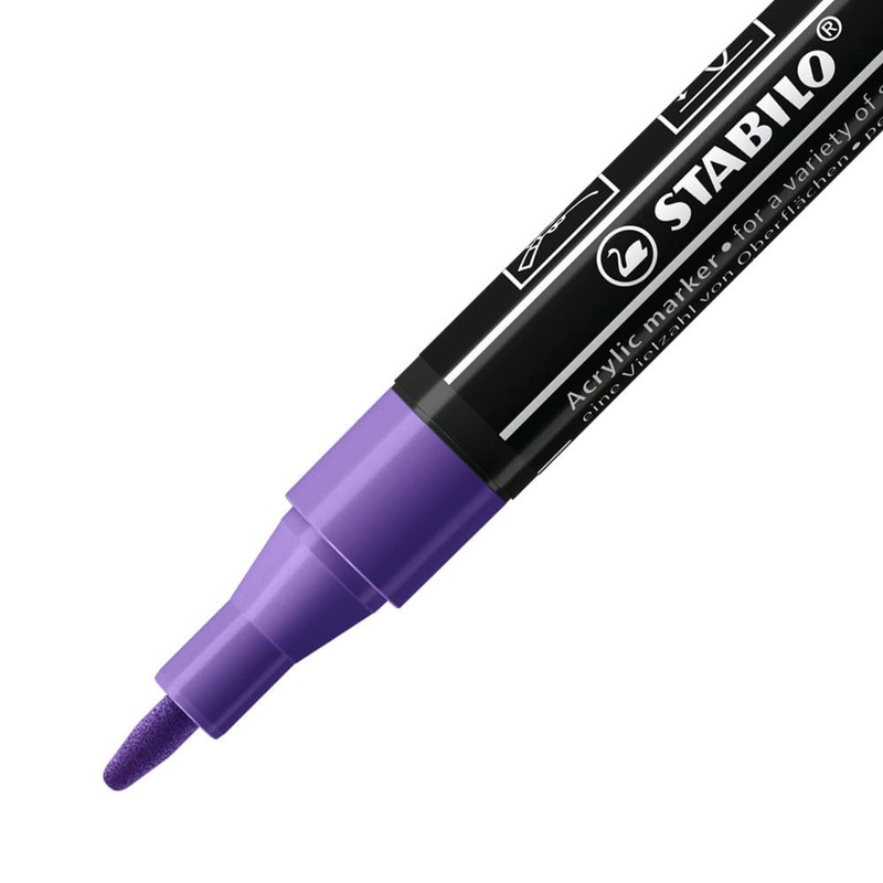 Acrylic Marker - STABILO Free Acrylic T100 1-2mm Bullet Tip