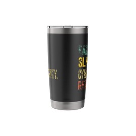 Eat Sleep Cybersecurity Repeat IT Analyst Stainless Steel Insulated Tumbler