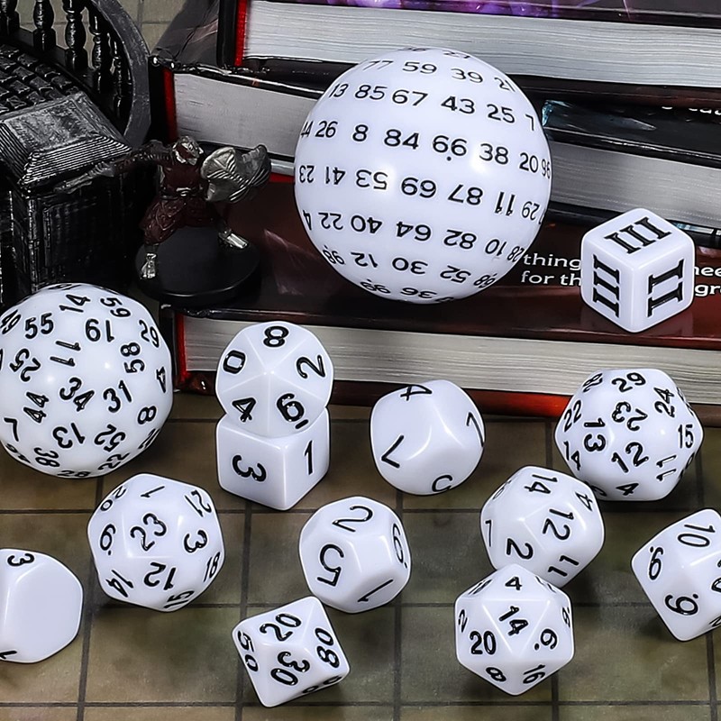 YILAIDA DND Dice Polyhedral Dice Set - 15 Pieces with