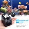 CWKJ Fountain Pump, 220GPH(15W 900L/H) Submersible Water Pump, Durable Outdoor