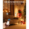 Remote Control Outlet, WILAWELS Remote Outlet Switch with Magnetic Base,