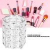 Crystal Makeup Brush Holder European Style Rounded Crystal Glass Cosmetic
