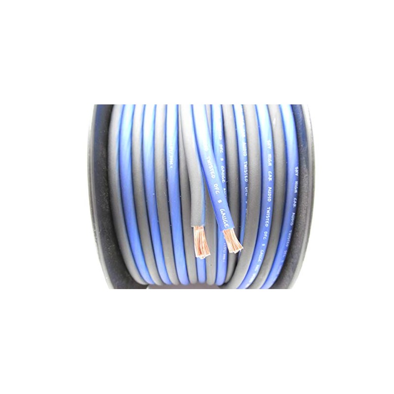 100' feet True 8 Gauge AWG CCA Speaker Wire Car