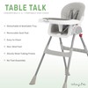 Dream On Me Portable 2-in-1 Tabletalk High Chair, Convertible Compact