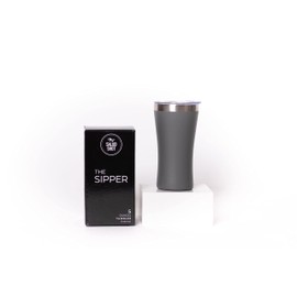 The Sipper™: The Original Tequila tumbler. 5 oz Insulated Stainless Steel Keeps Your Tequila at the Perfect Temperature. Sleek Design Shot Glass, Tequila Gift, Gift for women, Gift for men (Gray)