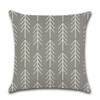 CLVEDU 4Pack Throw Pillow Covers 18x18 in Linen Fabric Cushion