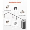VEVOR Air Compressor Line Kit, 100FT x 3/4", HDPE-Aluminum Compressed
