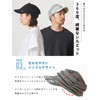 Casual Box 100% Cotton, UV Protection, Shirred Work Cap, One