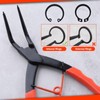 LEONTOOL Curved Long Snap Ring Pliers for Holes, 90° Snap