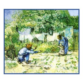 Orenco Originals First Steps by Vincent Van Gogh Counted Cross Stitch Pattern