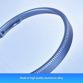 JJC Metal Lens Ring for Ricoh GR IIIx GR3x GR IIIx HDF Camera, Replacement for Ricoh GN-2 Ring Cap (Blue)