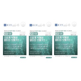 Chong Kun Dang 20100 Supercritical Vegetable Altige Omega 3 900mg x 30 capsules (1 month supply) 3 boxes / 종근당 20100 초임계 식물성 알티지 오메가3 900mg x 30캡슐 (1개월분) 3박스